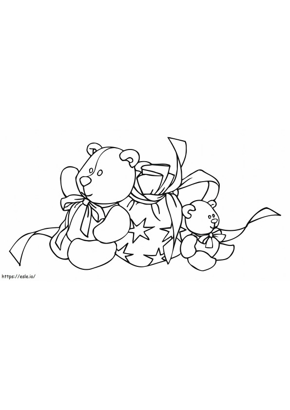Teddy Bears E1638001395804 coloring page