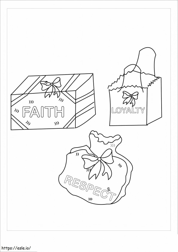 Spiritual Gifts coloring page