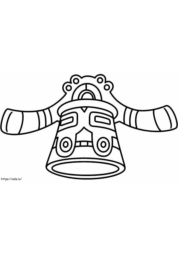 Bronzong Pokémon kleurplaat kleurplaat