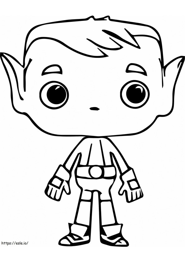 Funko del ragazzo bestia
