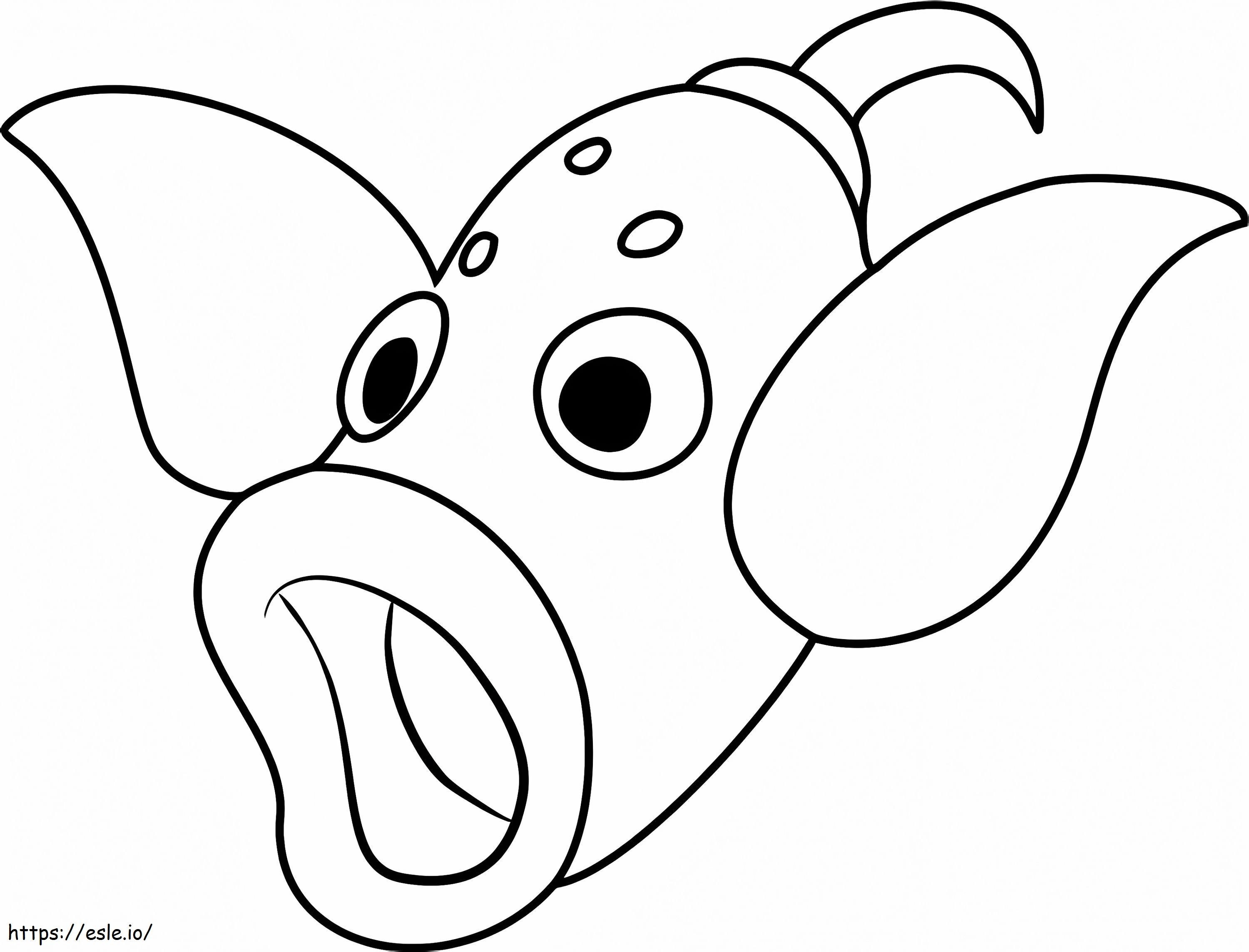 Pokemon Weepinbell coloring page