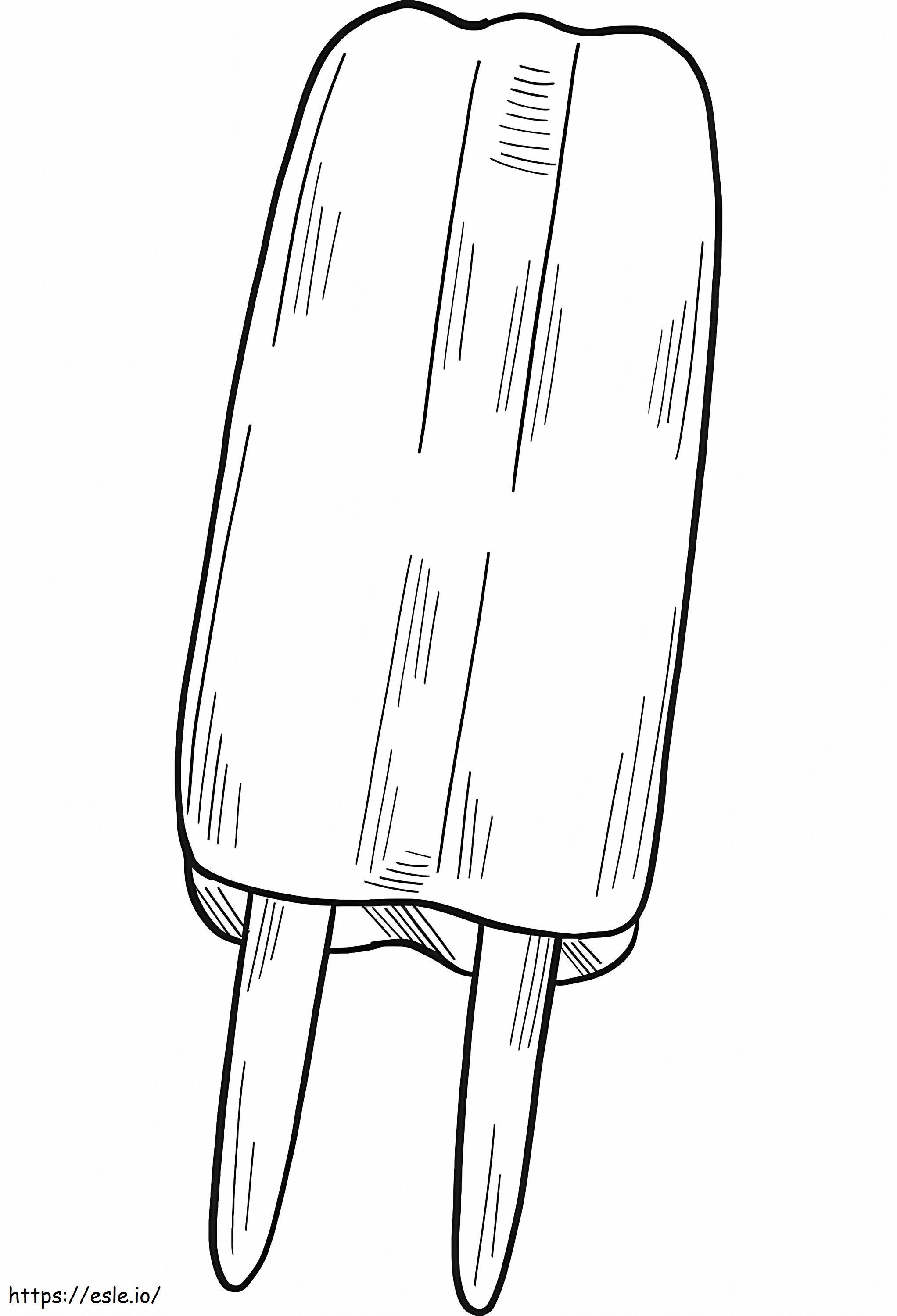 Popsicle For Kids Coloring Page