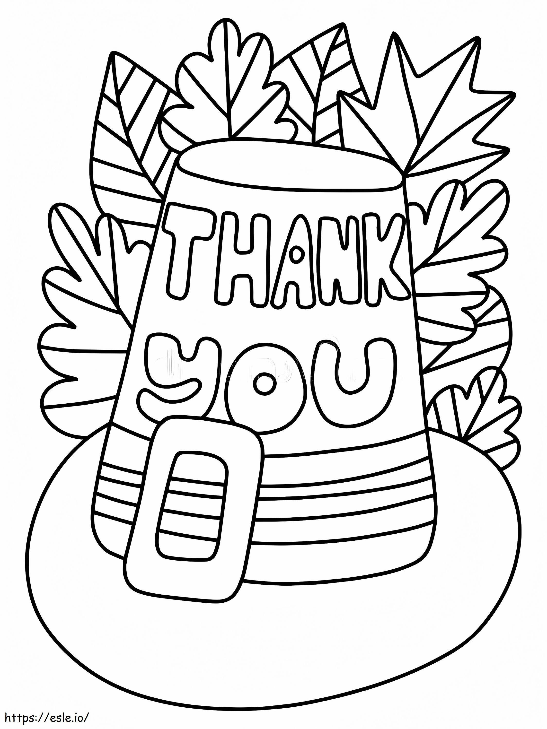 Great Thanks coloring page