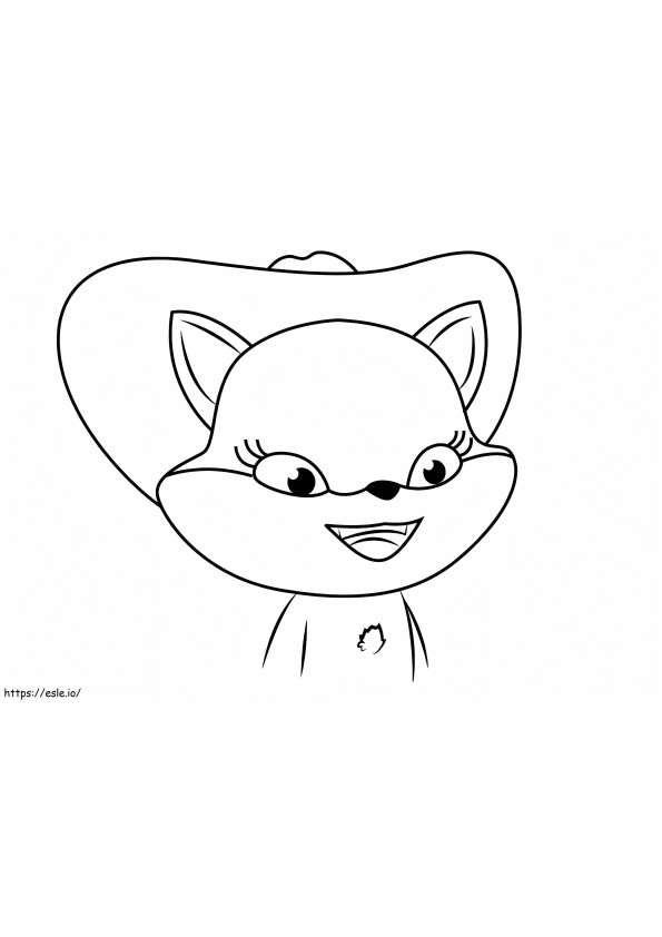Frida Fox värityskuva