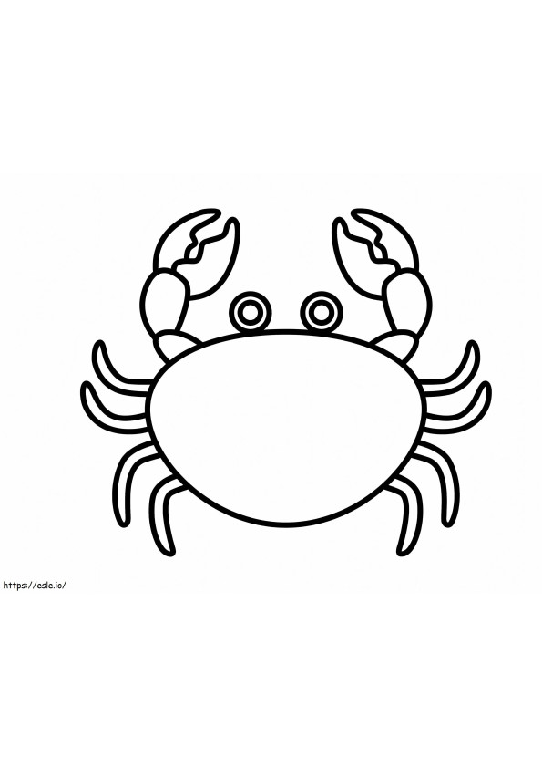 Crab ușor de colorat