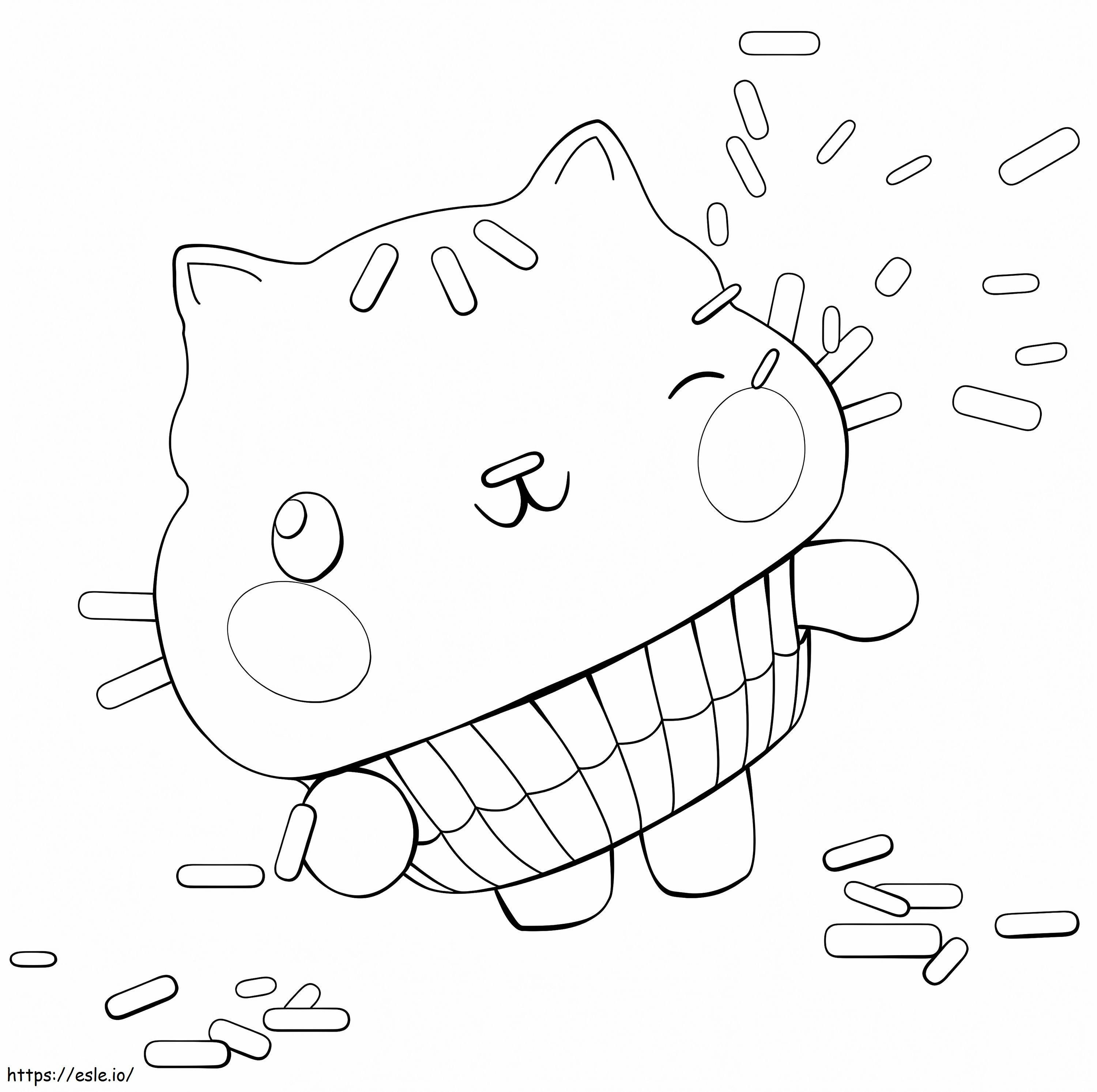 Adorable Cakey coloring page