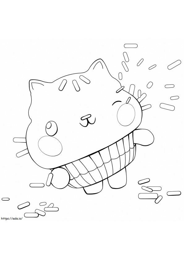 Adorable Cakey coloring page