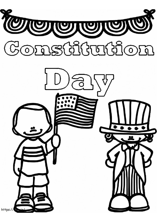 Ziua Constituției 2 de colorat