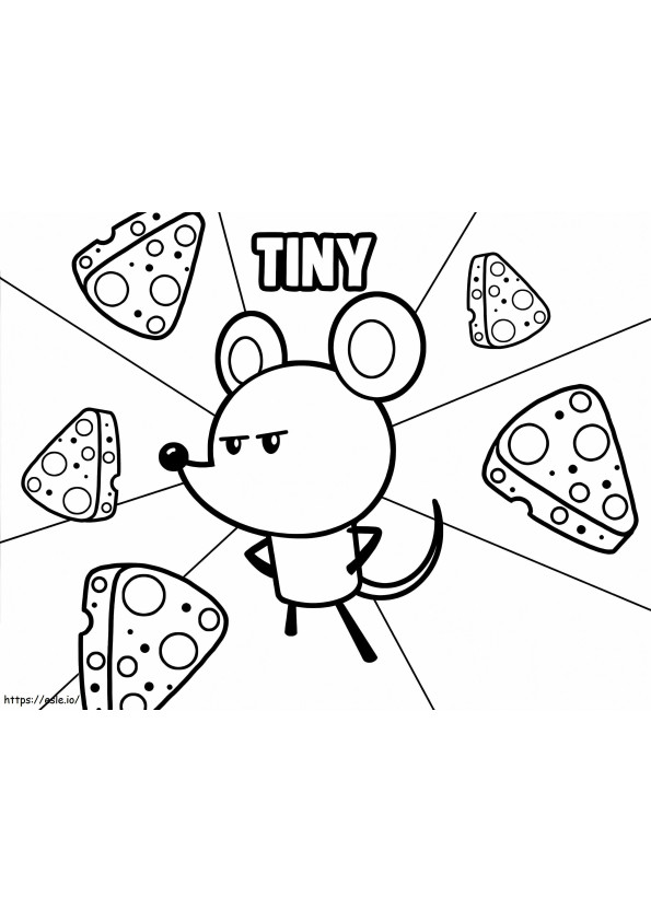Tiny From Chico Bon Bon coloring page