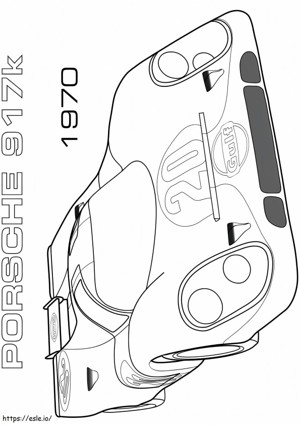 1570632296 Versenyautó Porsche 917K A4 kifestő