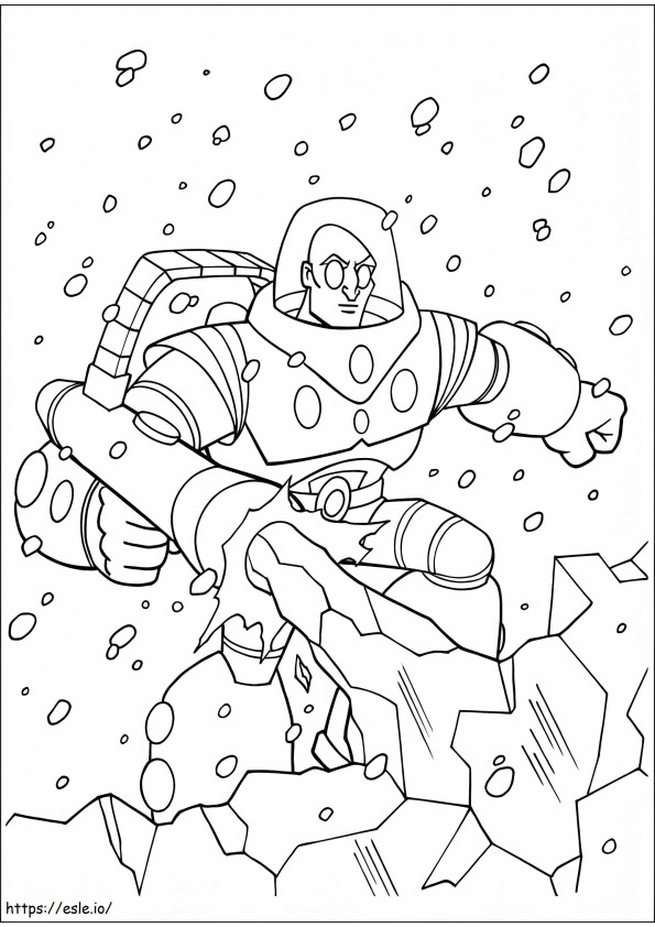 Mr Freeze dos Super Amigos para colorir