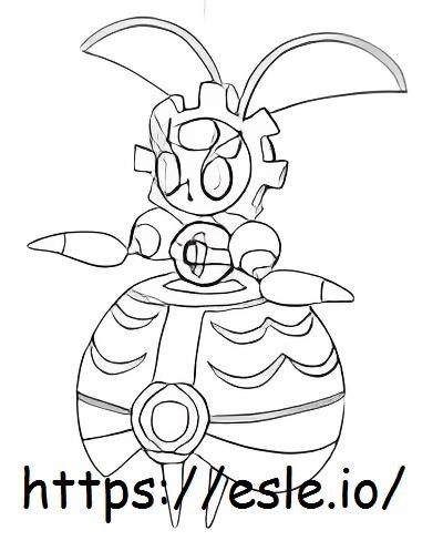 coloring pages of magearna pokemon