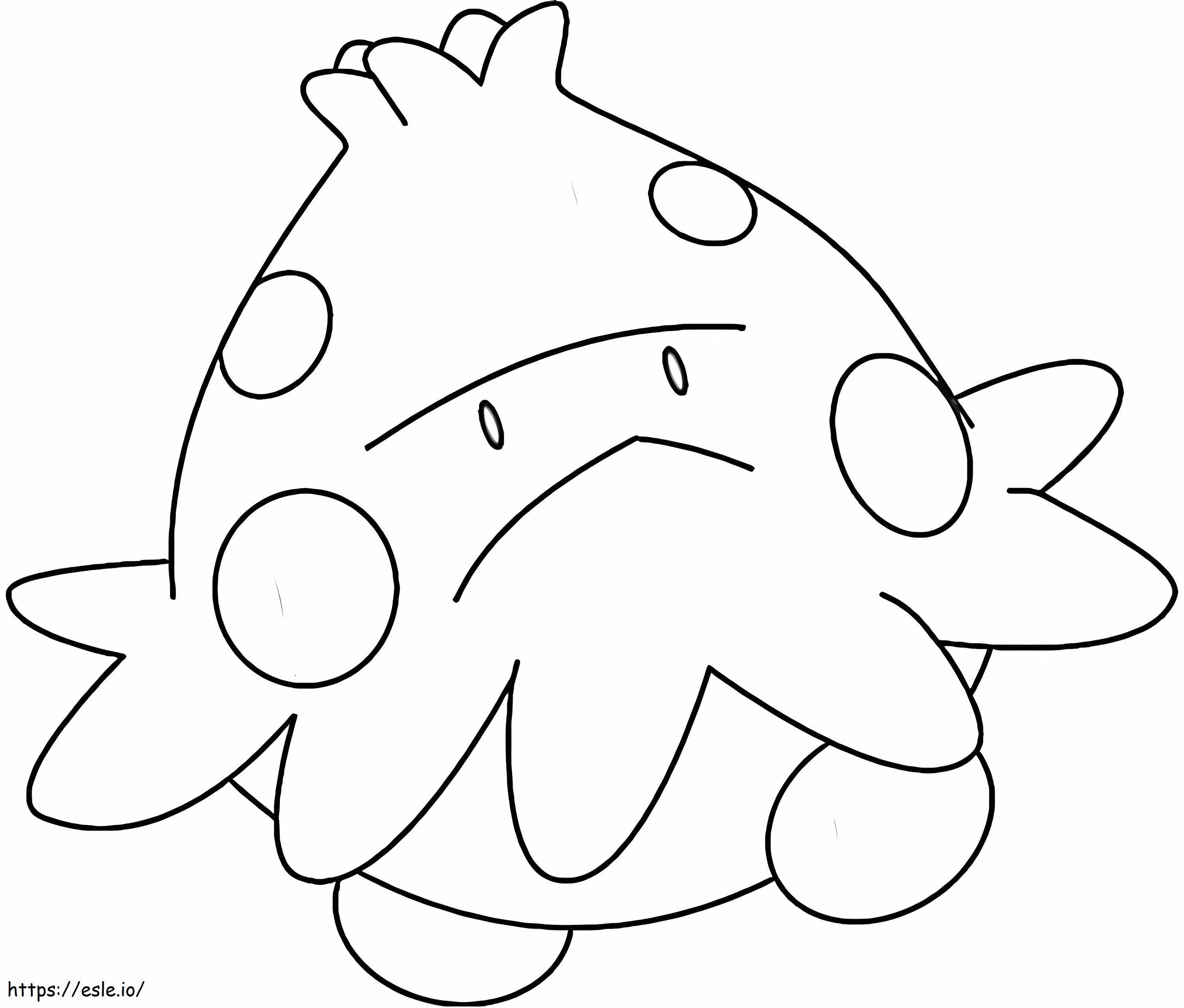 Pokémon Cogumelo 1 para colorir