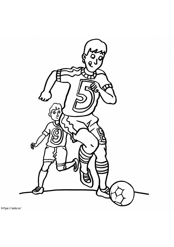 Play Soccer coloring page