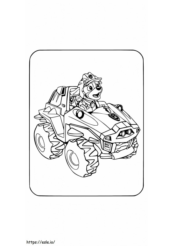 Coloriage Paw Patrol Moto Chiots 13 à imprimer dessin