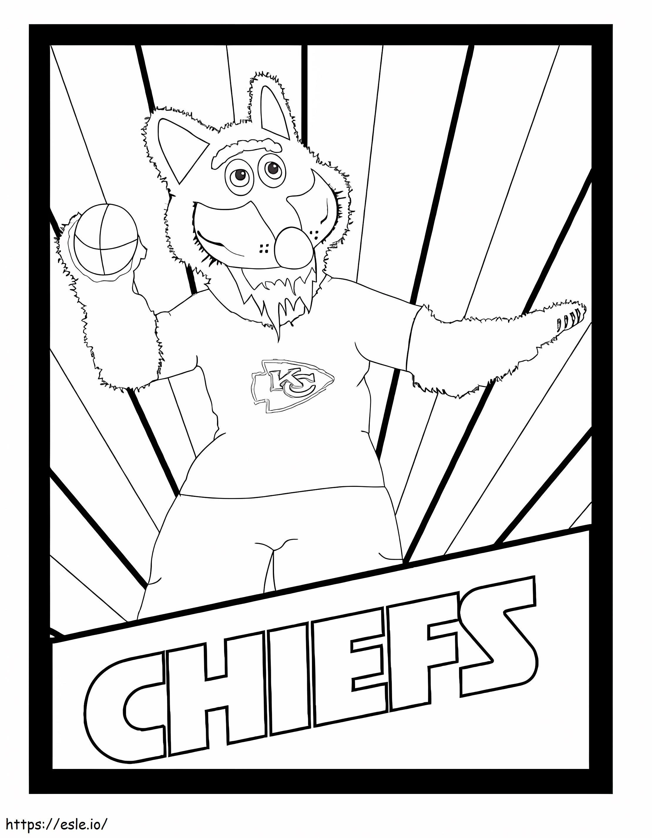 KC Chiefs coloring page