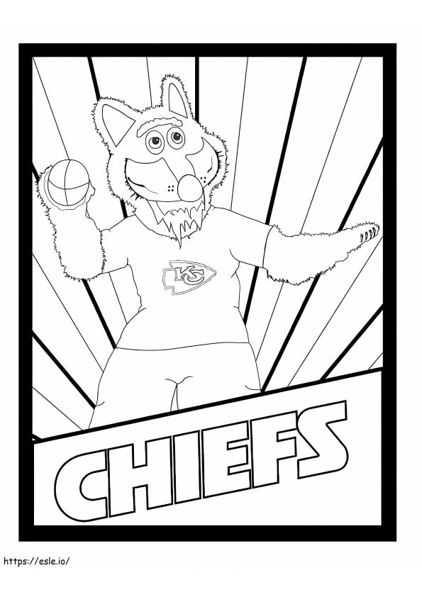 KC Chiefs coloring page