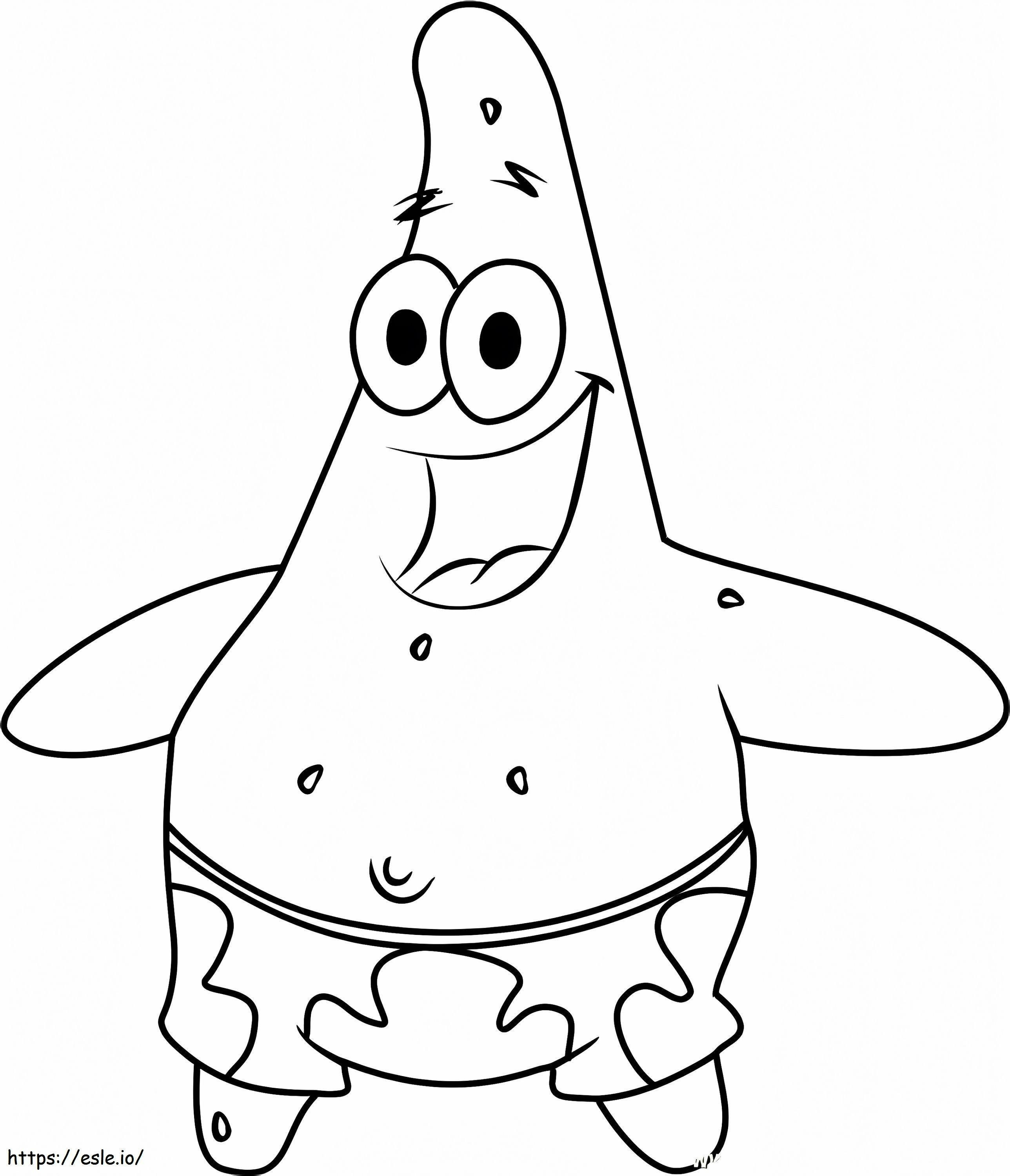 Patrick Star Basic coloring page