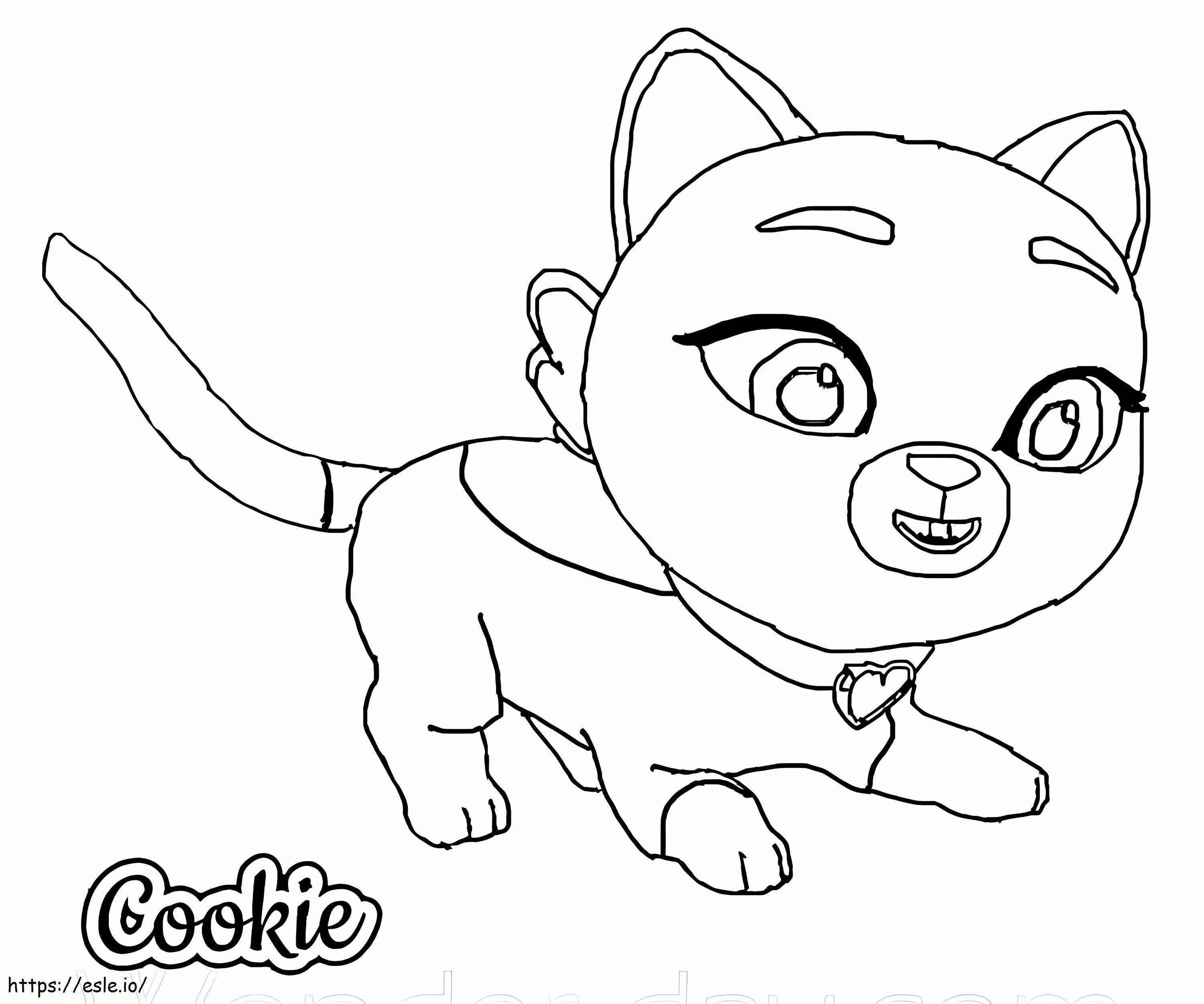 Cookie From Butterbeans Cafe coloring page