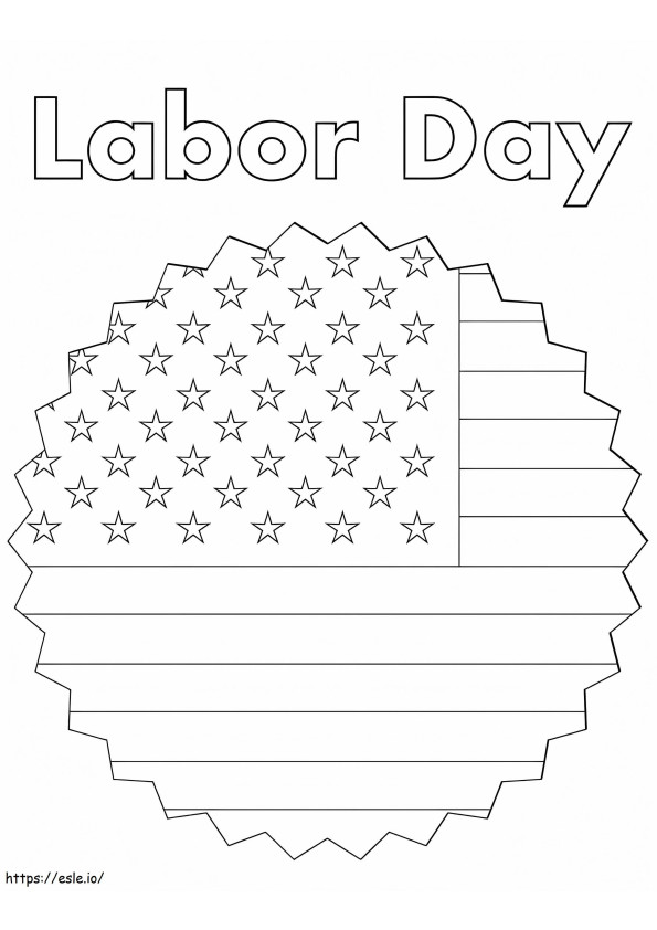 Labor Day 4 coloring page