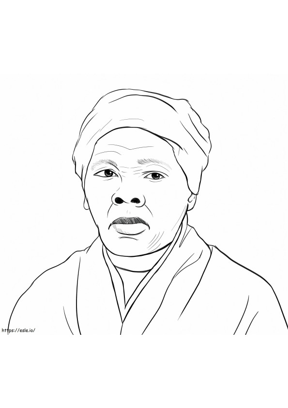 Harriet Tubman 5 da colorare