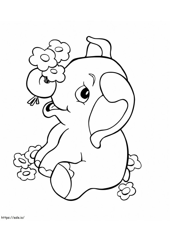 1570526314 Elefante para crianças Elefante de desenho animado Melhor impressão gratuita para crianças bebês empréstimos para melhoria da casa para crédito ruim para colorir