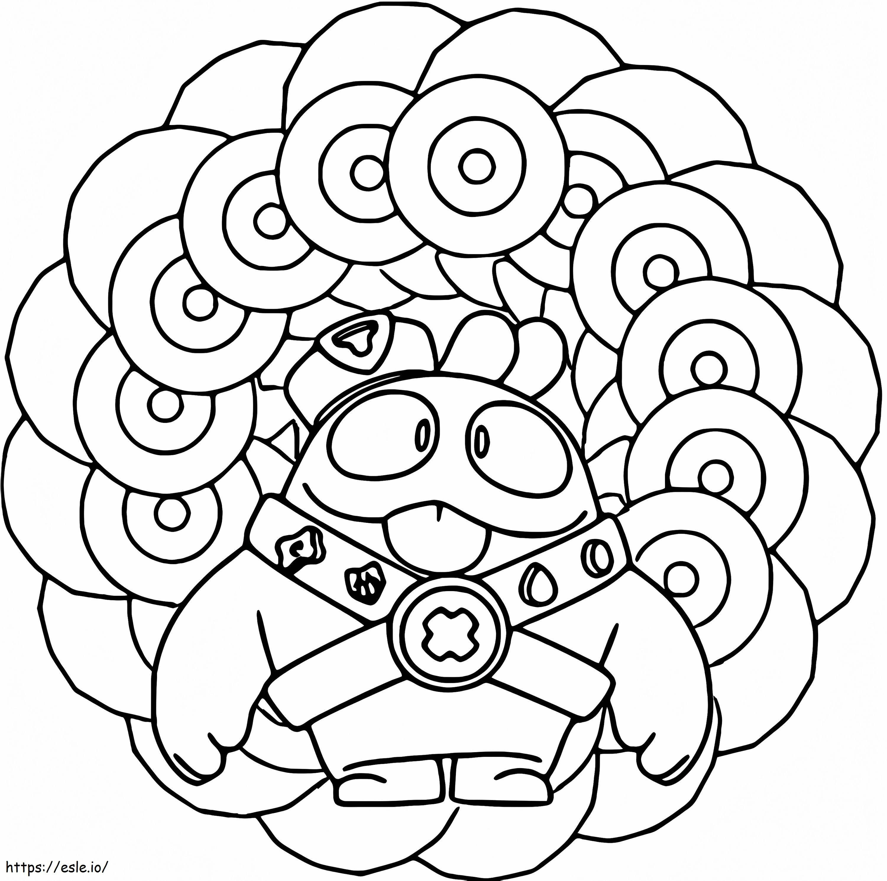 Squeak Brawl Stars To Print Coloring Page coloring page