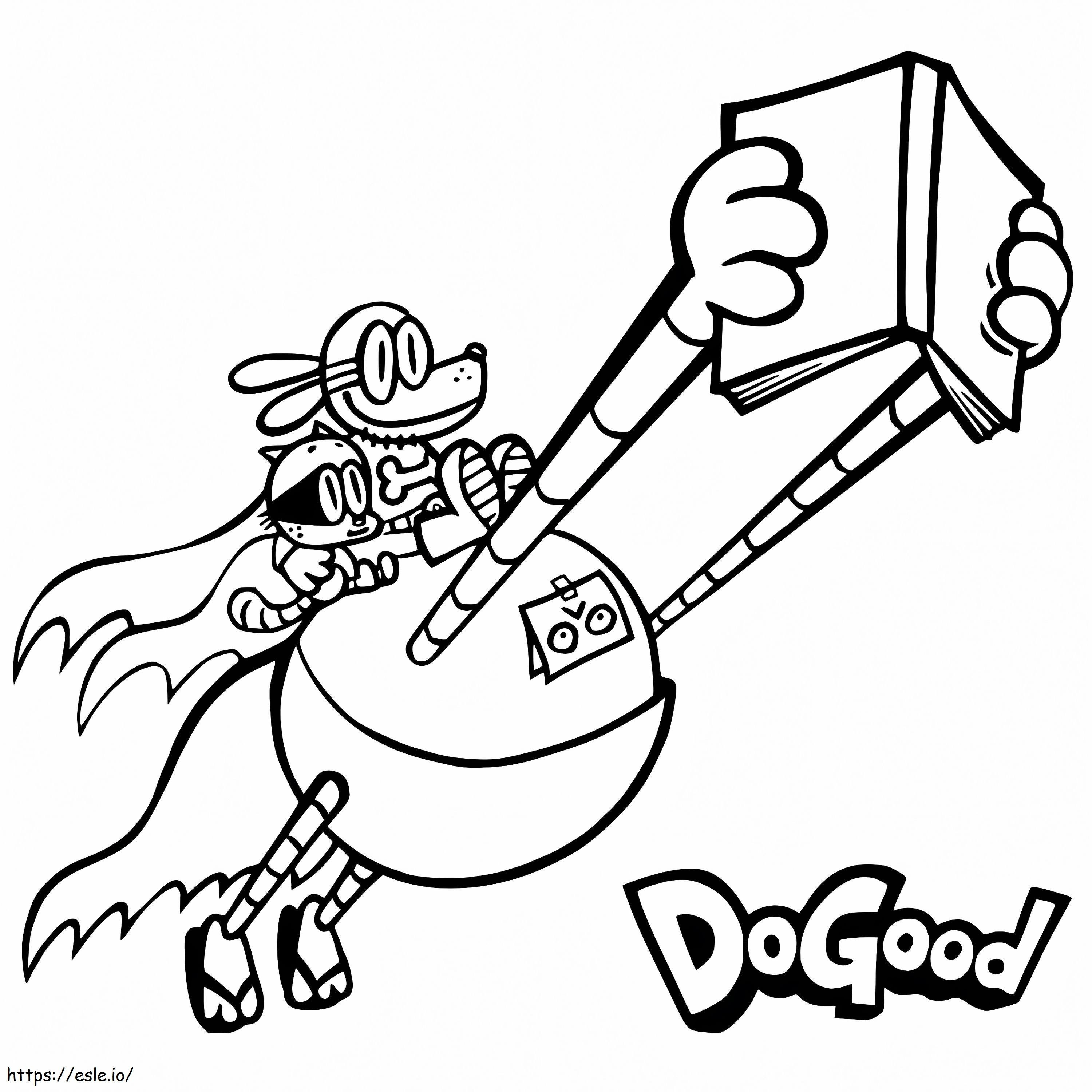 Dog Man 2 coloring page