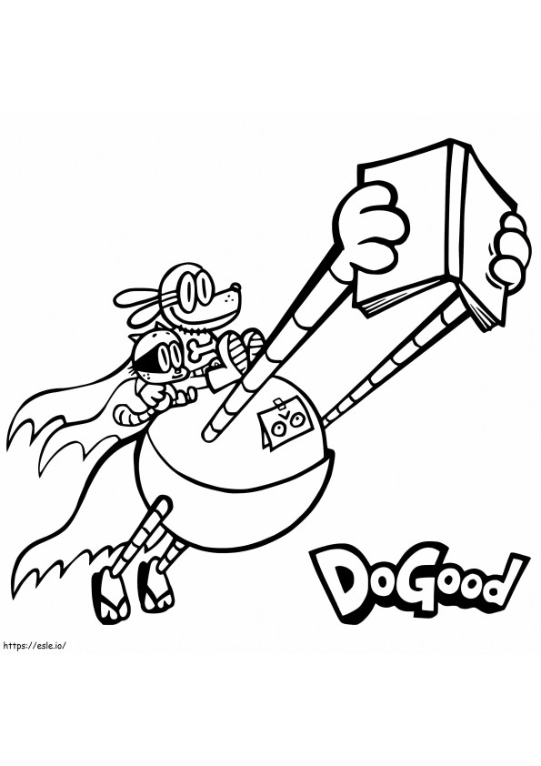 Dog Man 2 coloring page