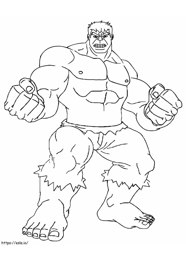 Coloriage Grand-Hulk à imprimer dessin