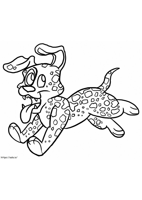 Catahoula Leopard Dog coloring page