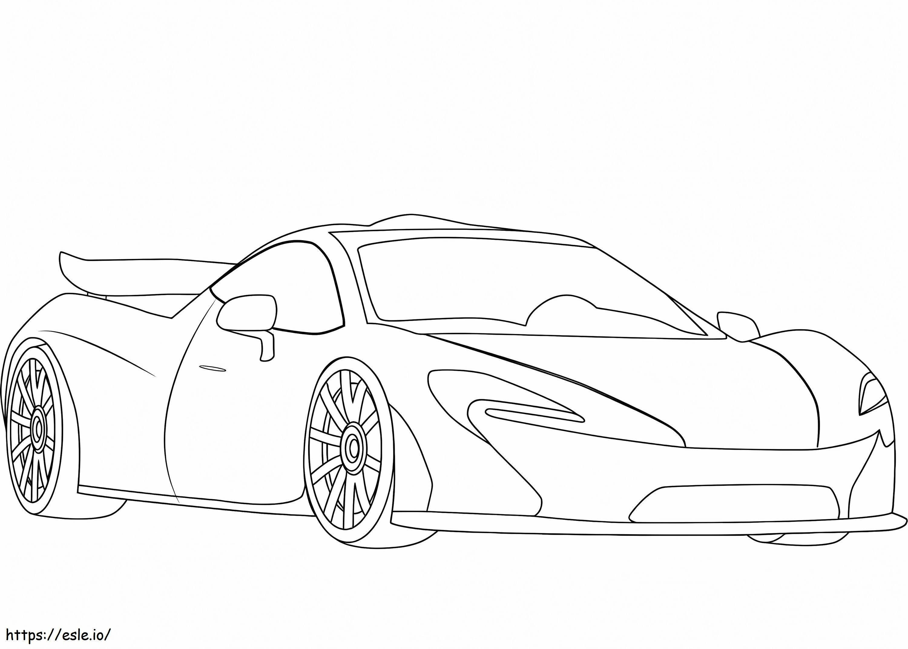 McLaren P1 ausmalbilder