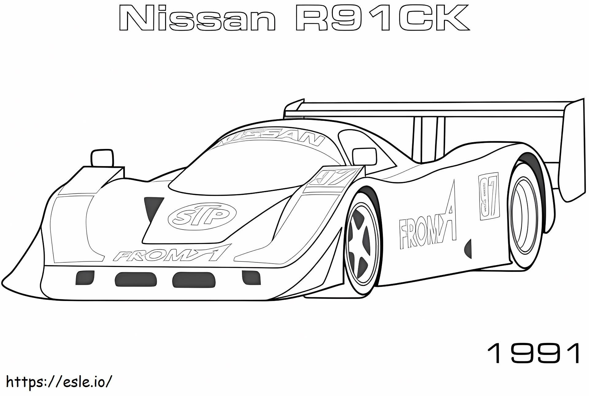 Nissan R91Ck coloring page