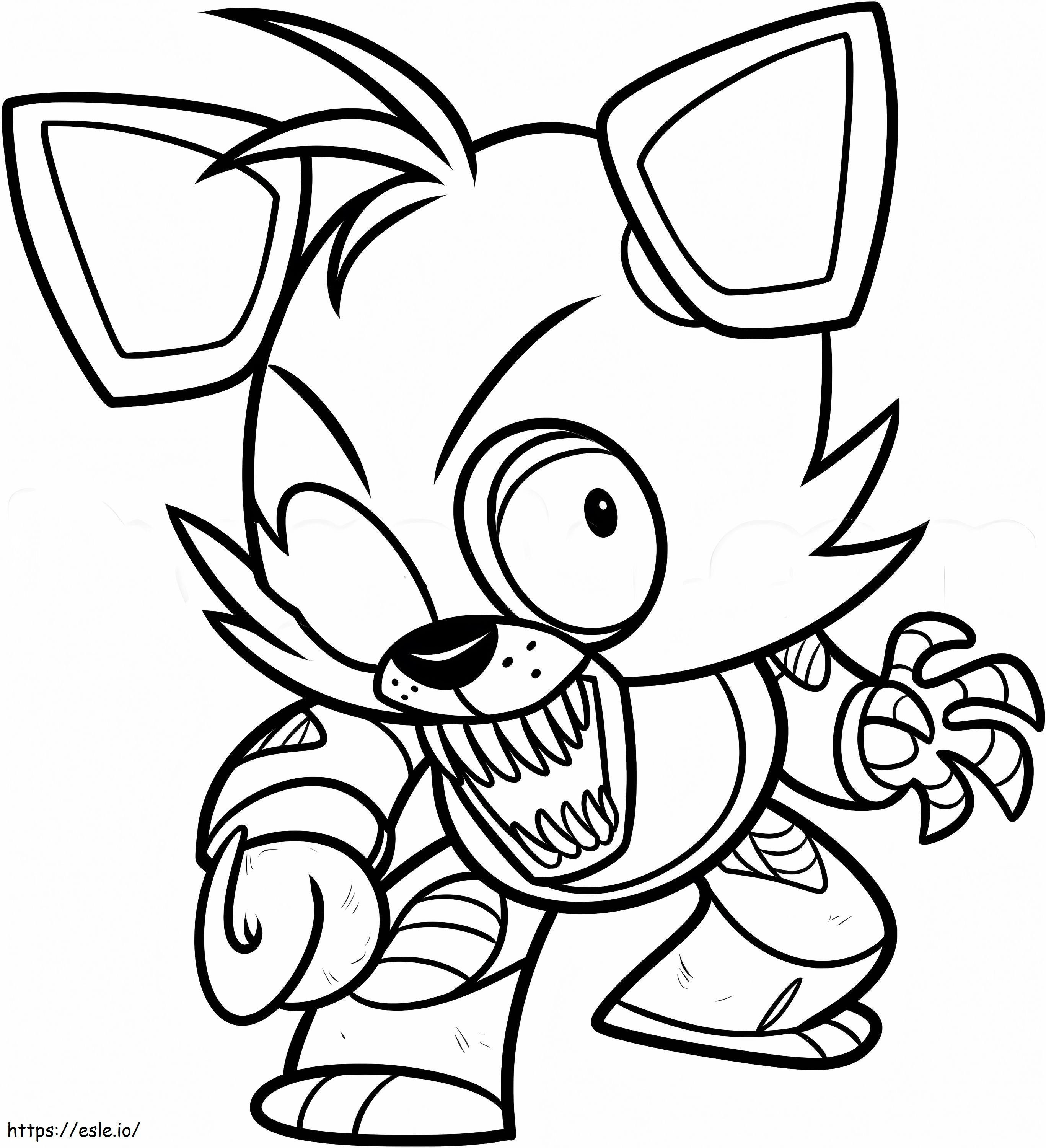 Cute Sneaky Creepy 1 coloring page