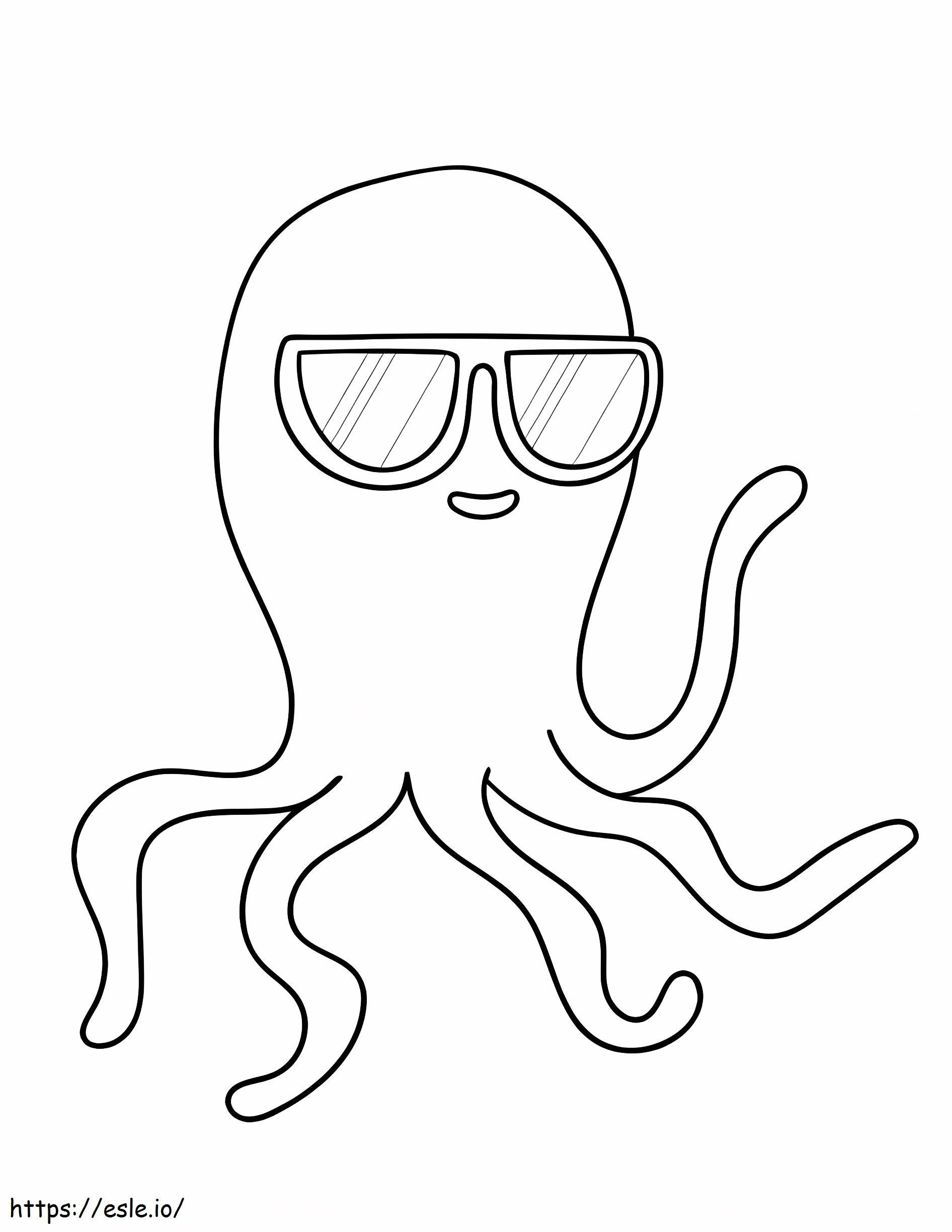 Legal Octopus coloring page