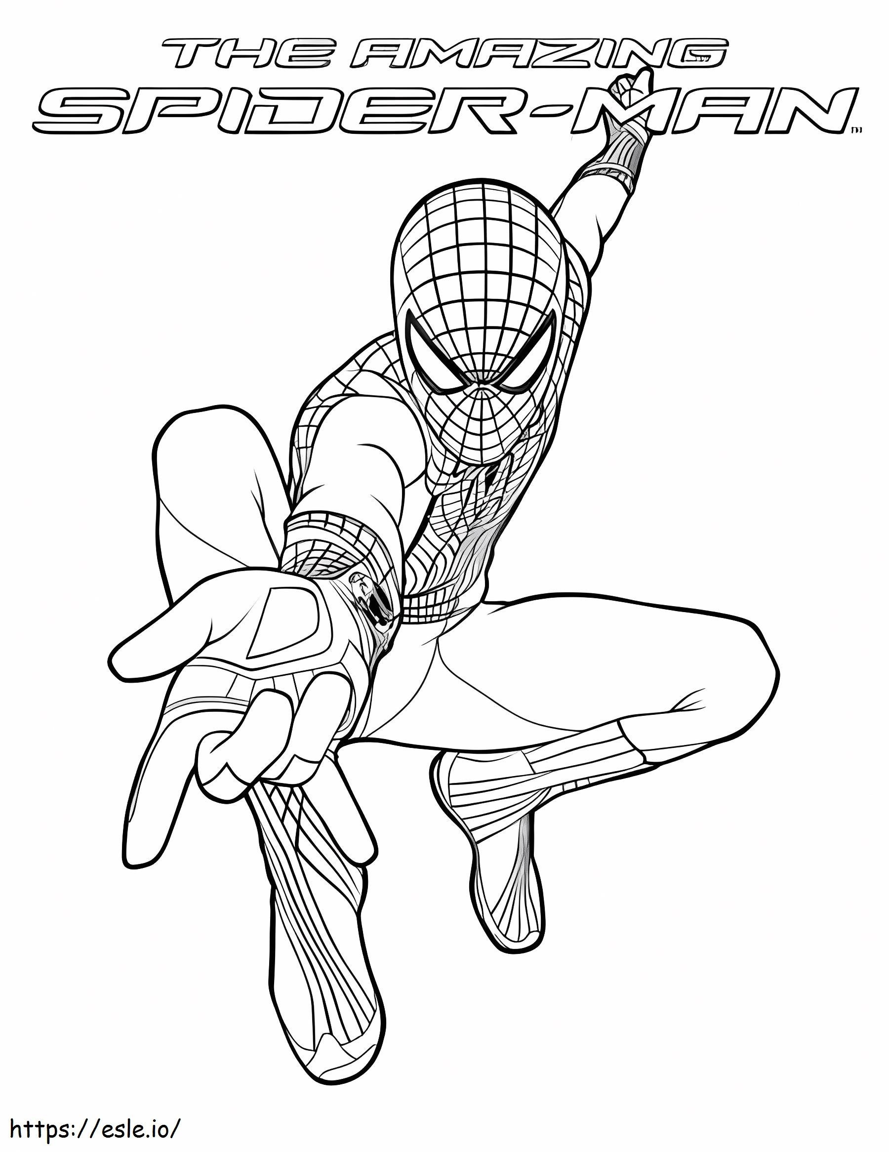 The Amazing Spiderman coloring page