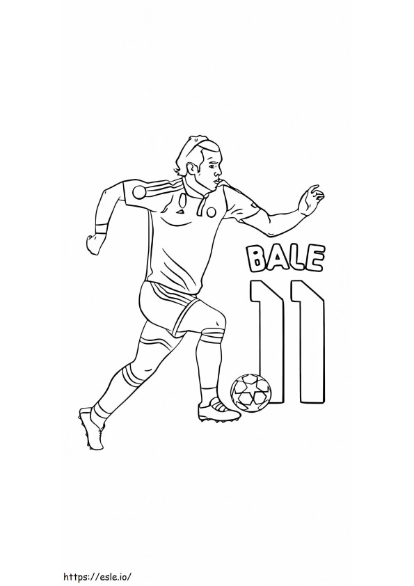Gareth Bale coloring page