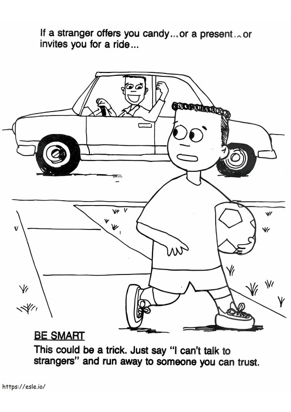 Be Smart coloring page