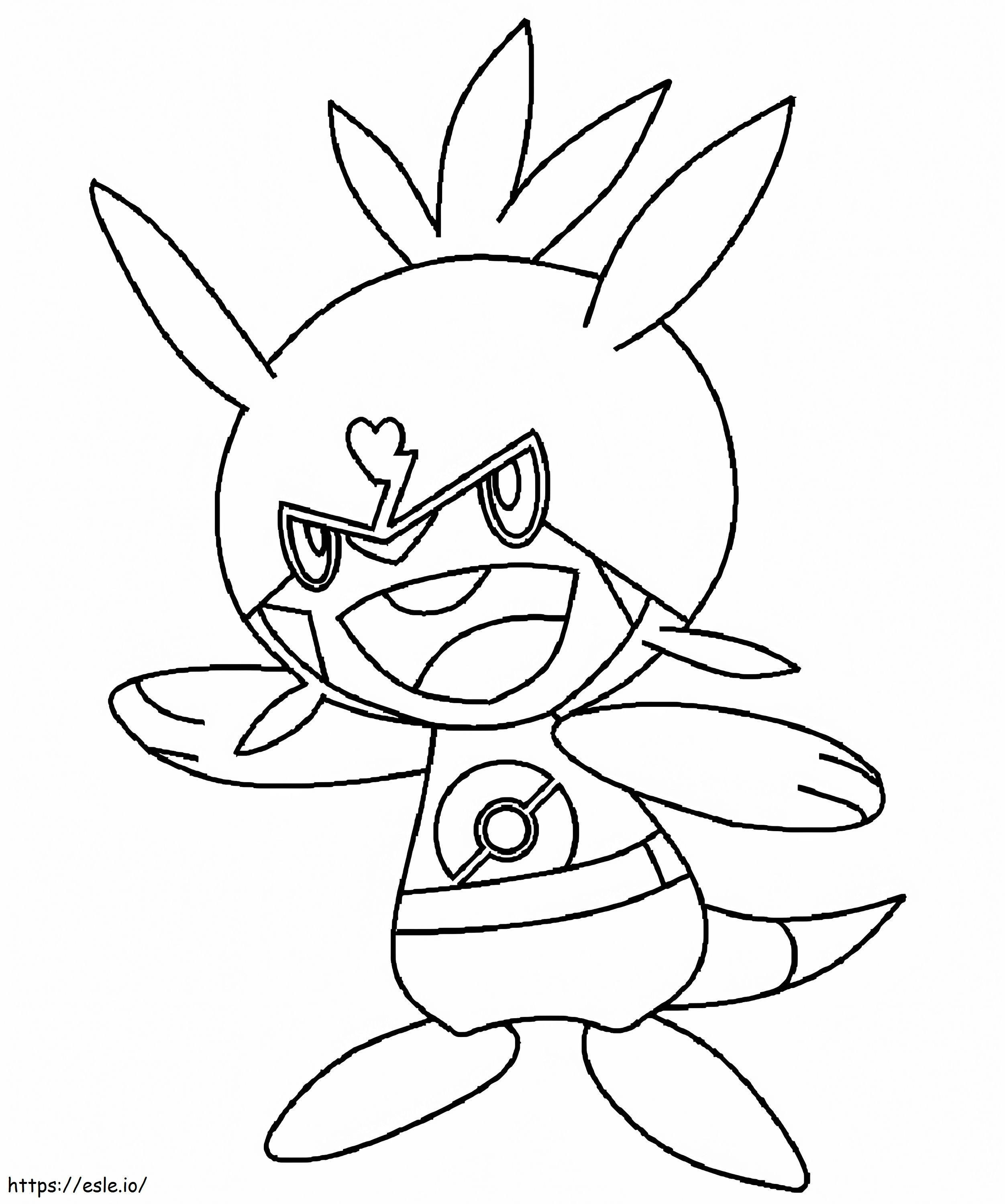 Chespin Pokemon 2 coloring page