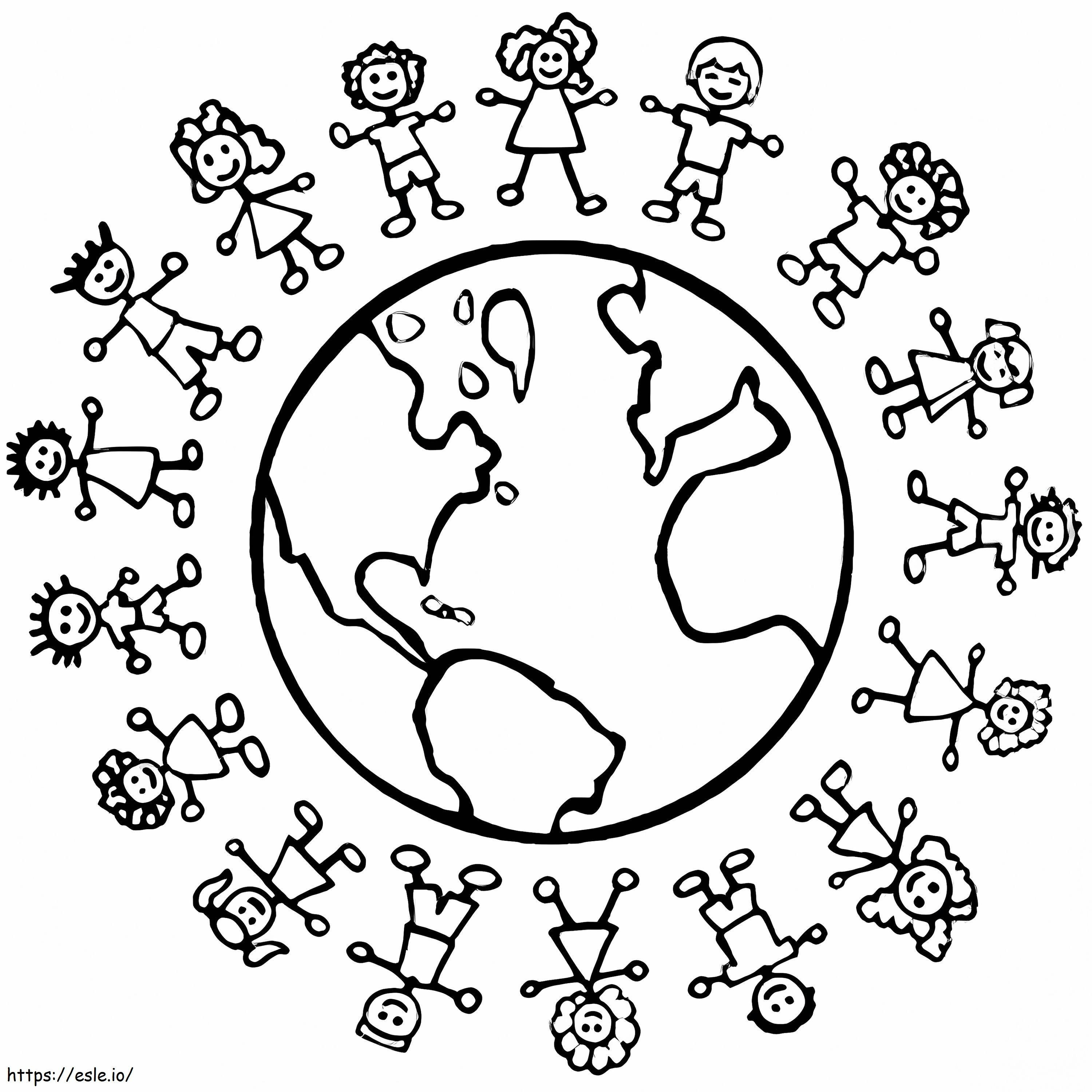 Childrens Day coloring page