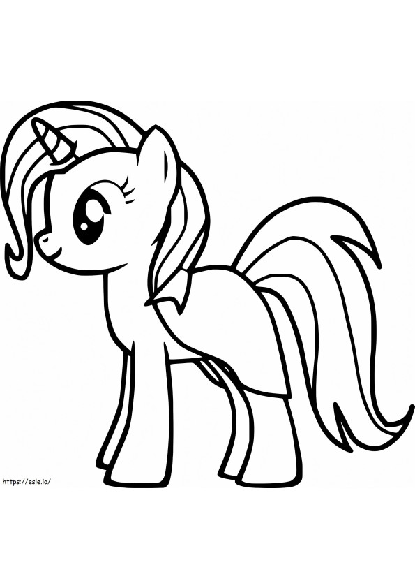 Trixie From My Little Pony coloring page