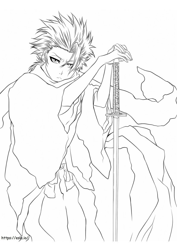 Bleach coloring page