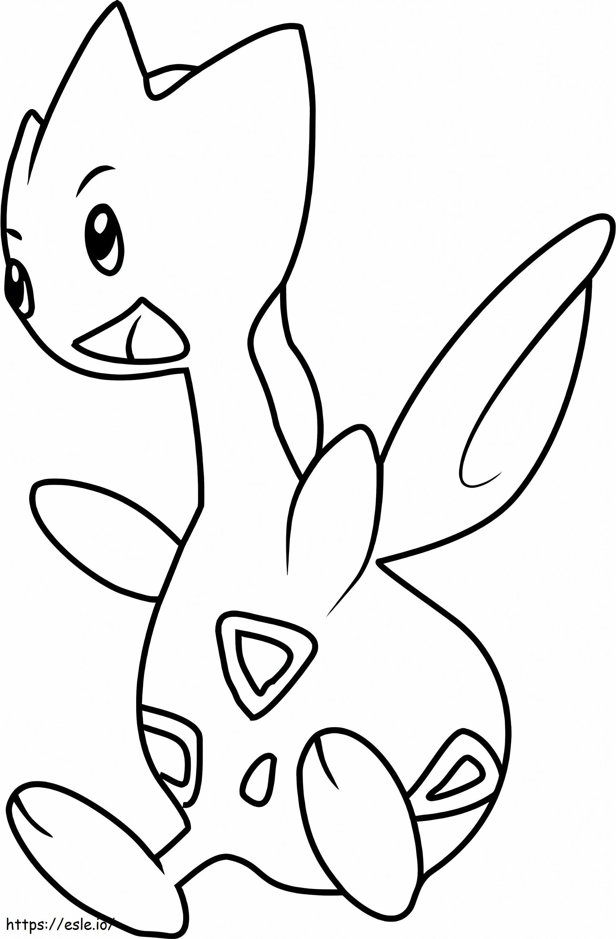 Coloriage Togetic dans Pokémon à imprimer dessin