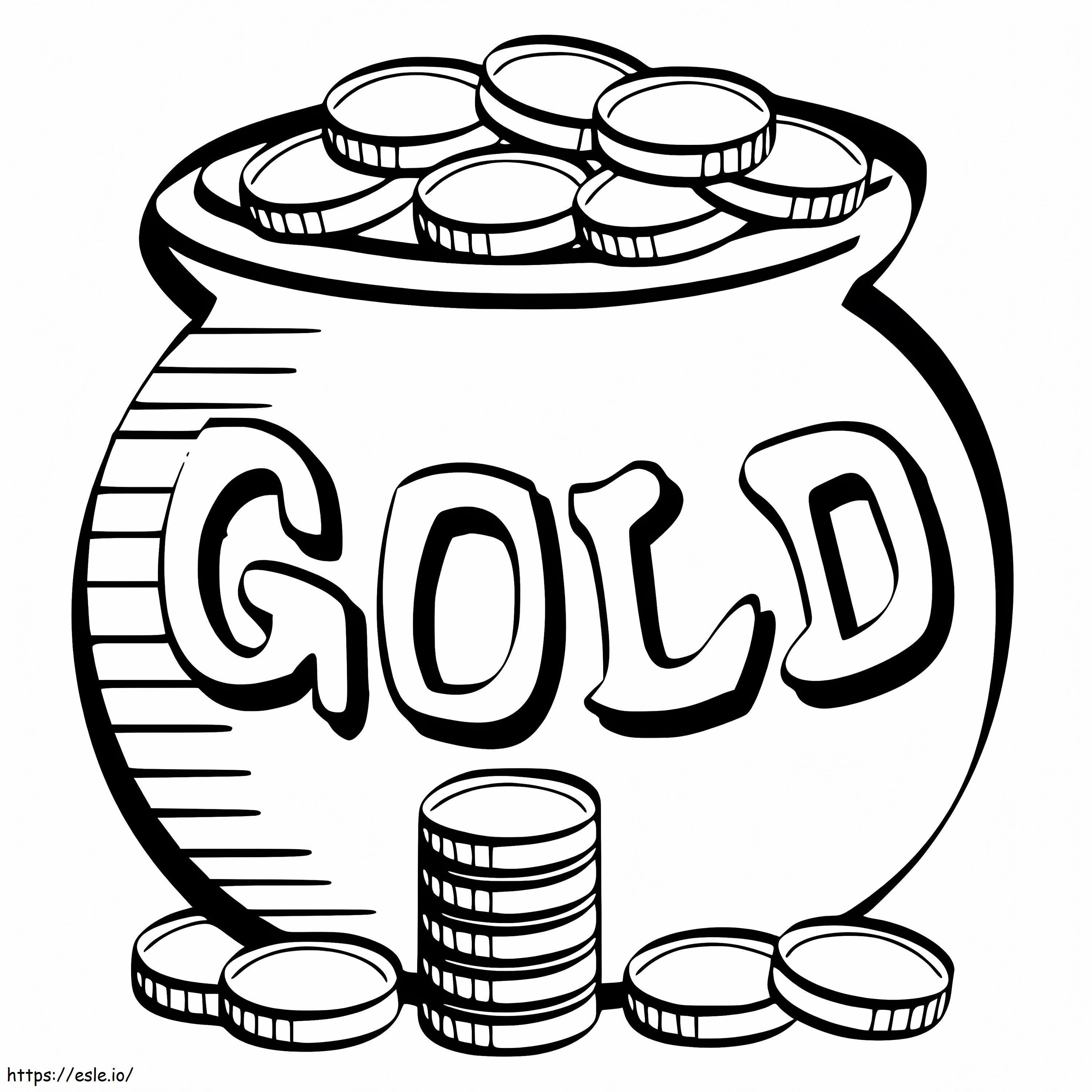 Pot Of Gold 18 coloring page