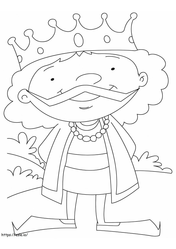 Little King coloring page