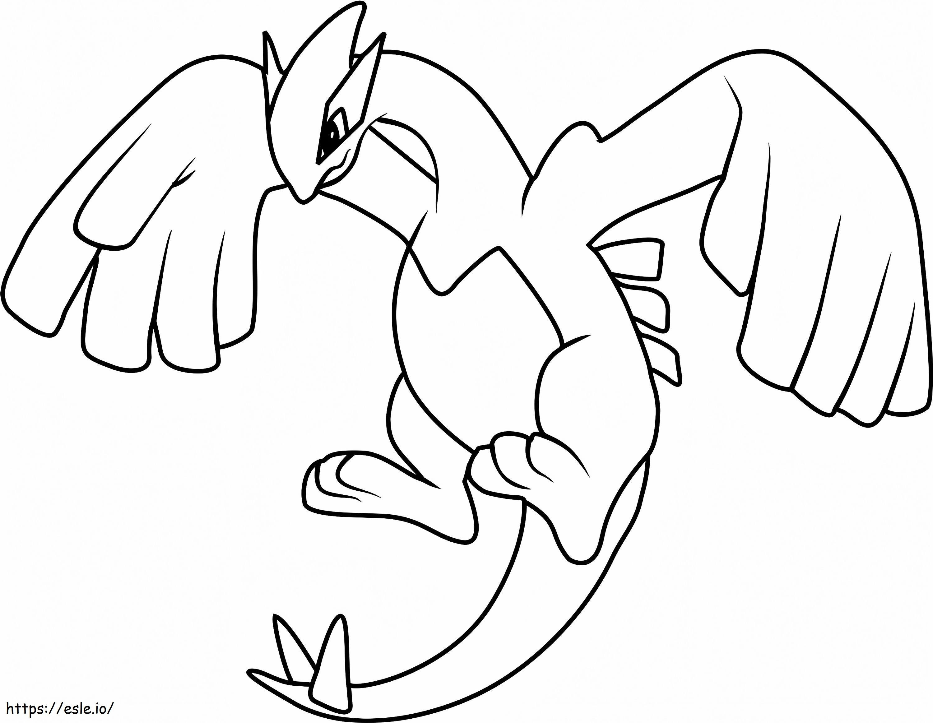 Lugia Pokemon coloring page