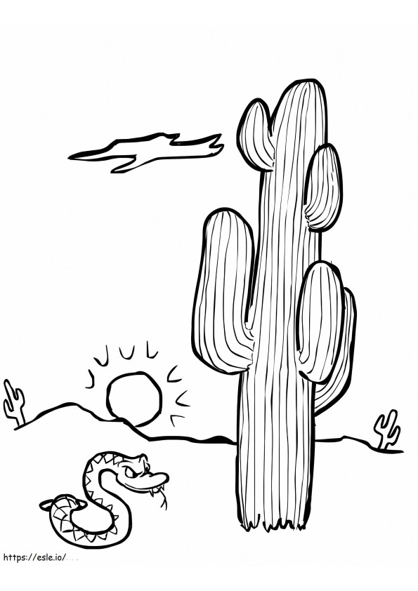 Wüstenschlange ausmalbilder