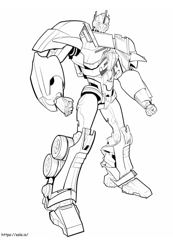 Best Robot coloring page