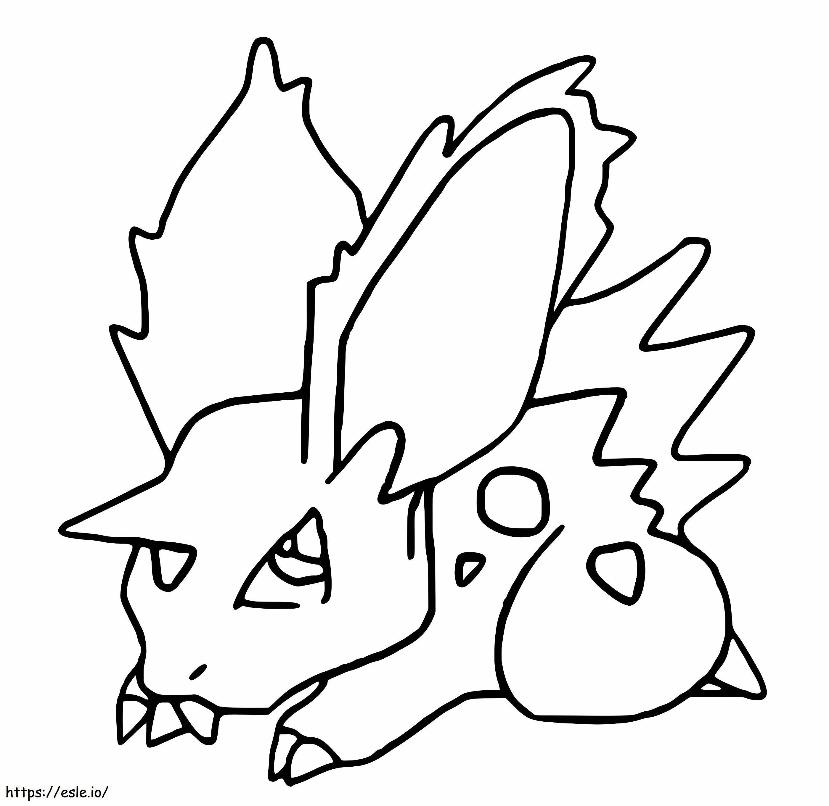 Nidoranm Pokémon kleurplaat kleurplaat
