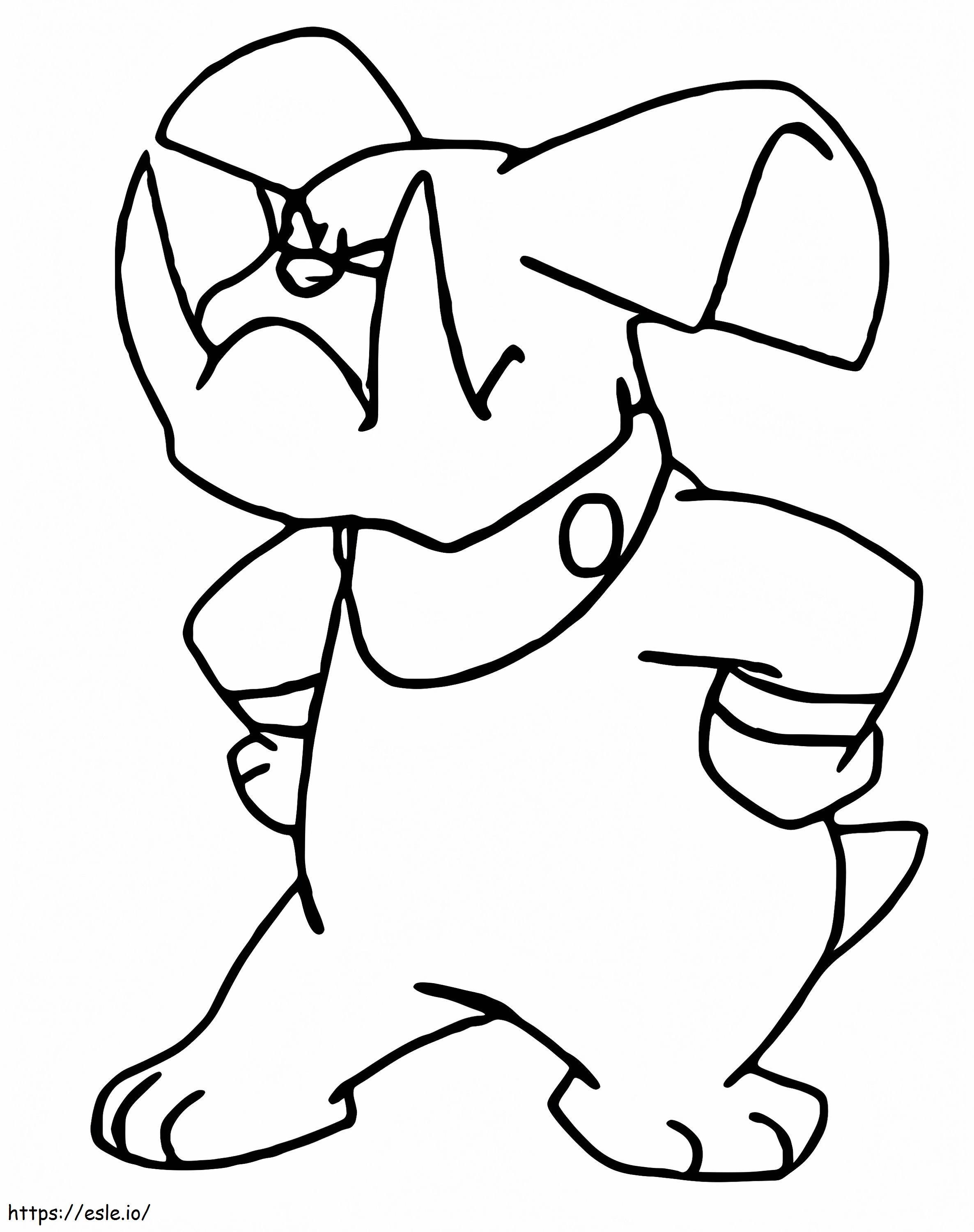 Granbull Gen 2 Pokemon coloring page